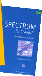 Spectrum for clarinet cover - click to enlarge